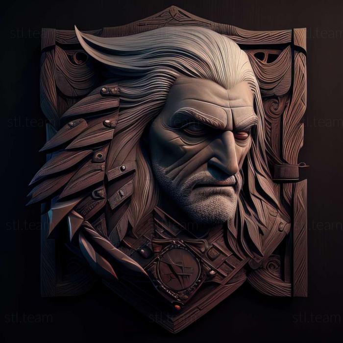 3D model The Witcher Remake game (STL)